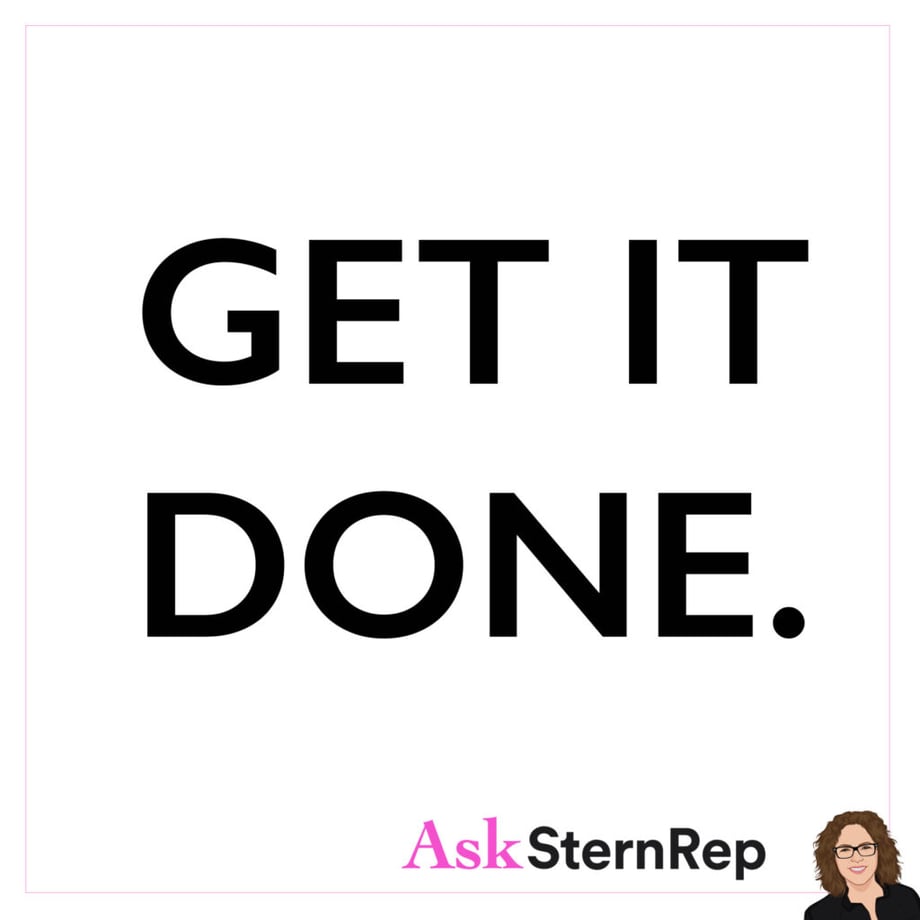 Ask SternRep 'Get it done'