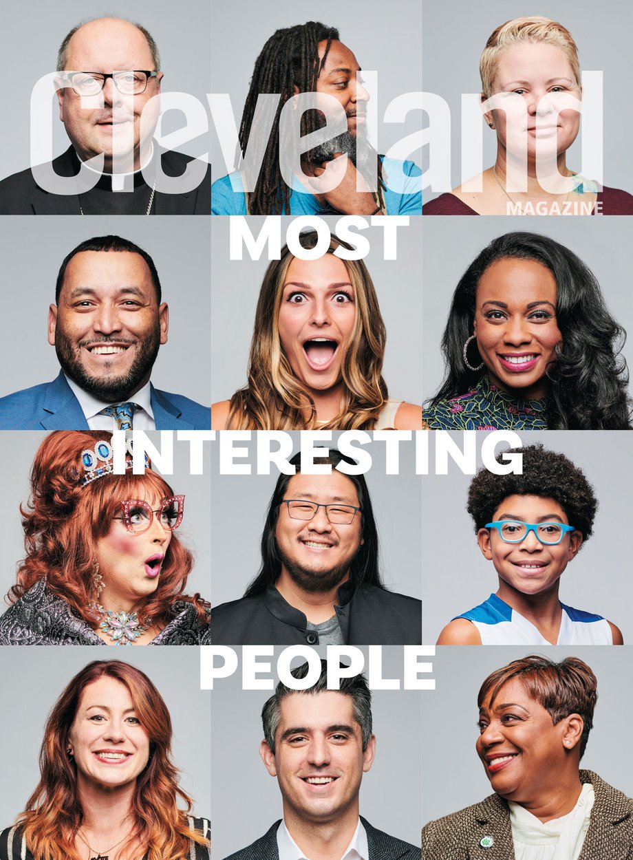 Angelo Merendino Cleveland Magazine most interesting people squares cover