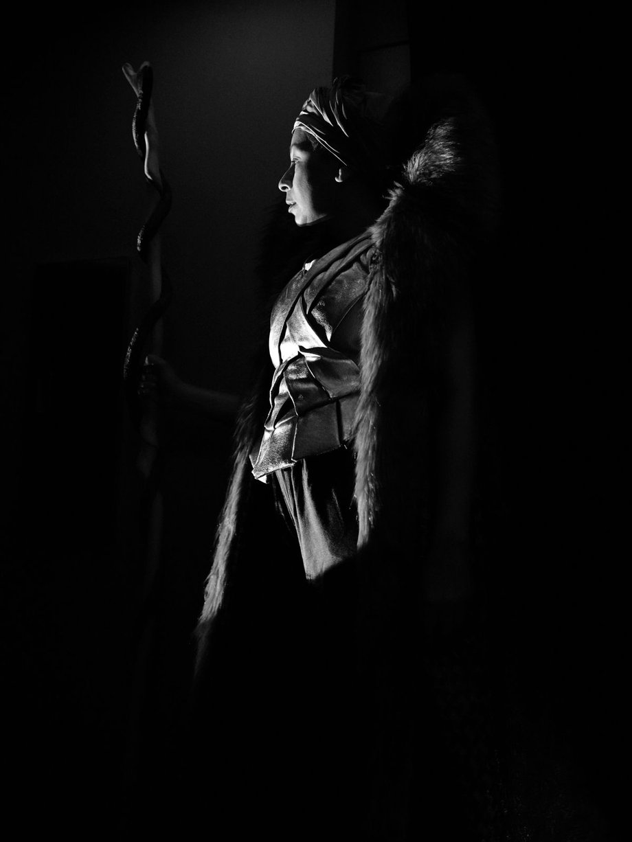 Tamara Tunie as Prospero in the Tempest at Pittsburgh Public Theatre