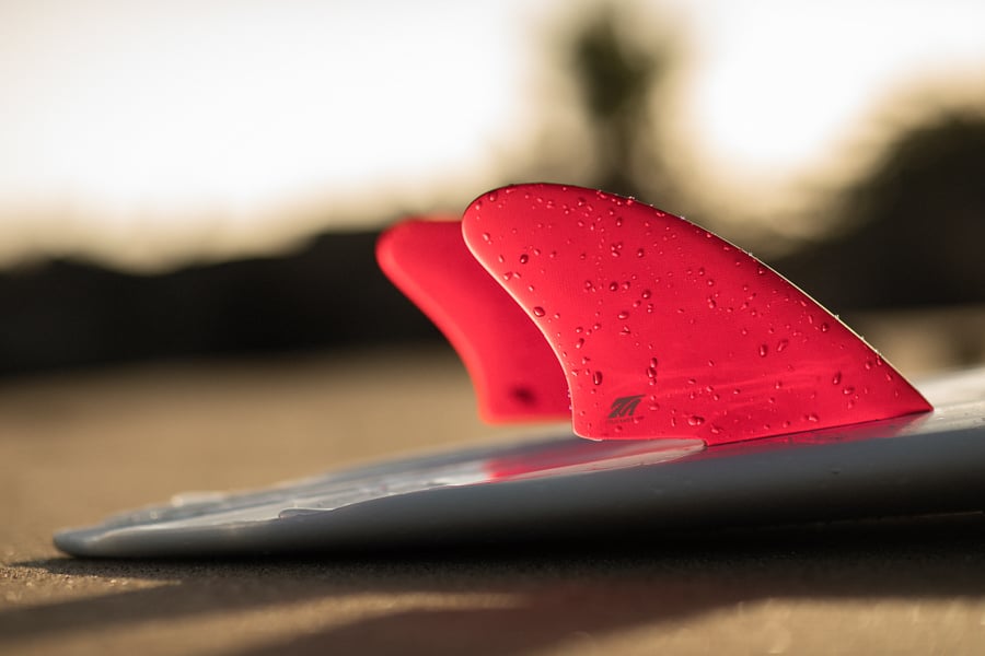 Up close shot of a surfboard by photographer Josh Behan of Westerly, Rhode Island. 