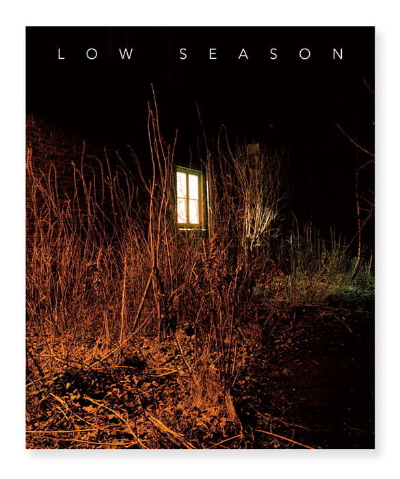 Photo of the cover of Anne Lass' photobook, Low Season, which was published by Another Place Press.