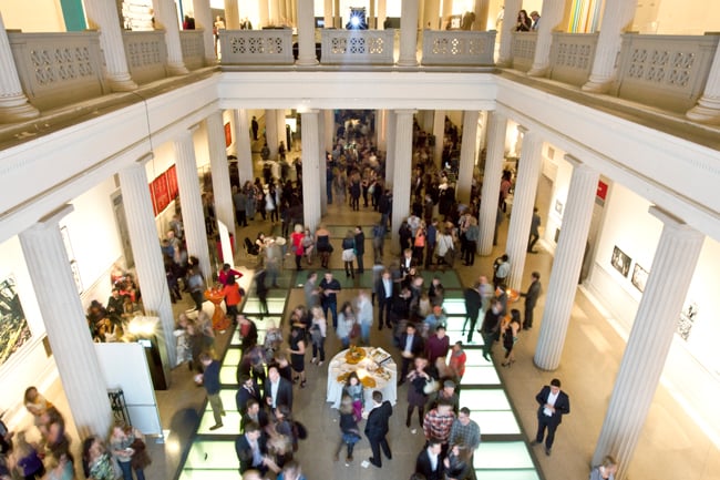 Aerial photograph from the FotoWeek DC launch party