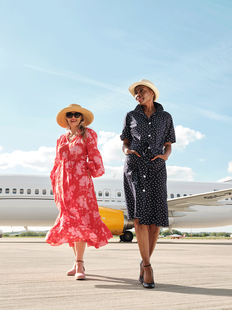 People jet setting by London lifestyle photographer Michael Leckie