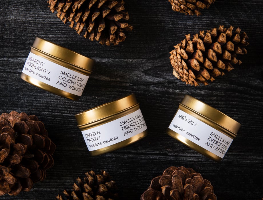 Michael Marquand Anecdote Candles Spiced with pine cones