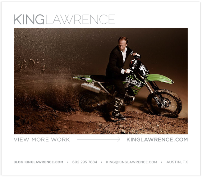 Final email promo design for King Lawrence
