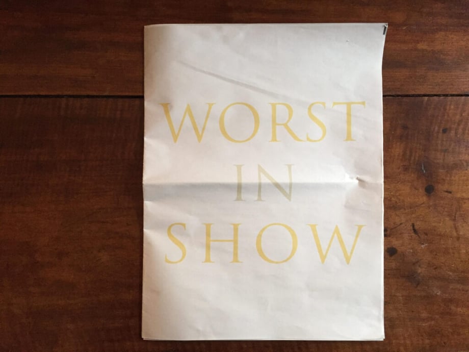 Worst in show newspaper