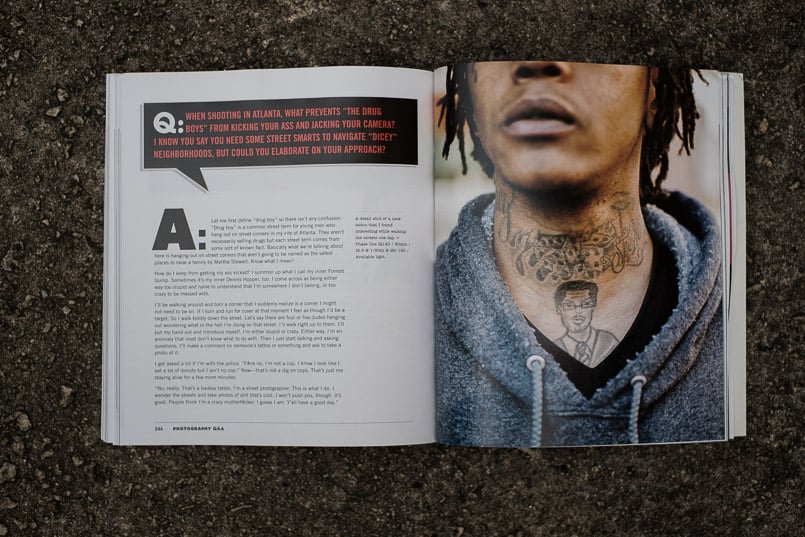 Inside Zack Arias's Photography Q&A: Real Questions. Real Answers book