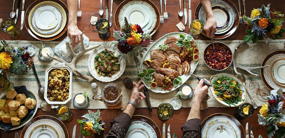 Thanksgiving table. Photo by Jody Horton.