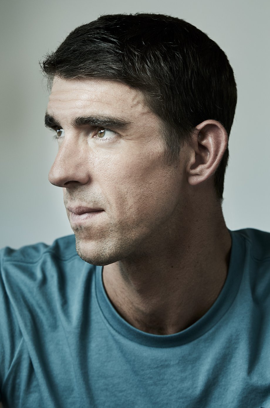 Portrait of Michael Phelps.