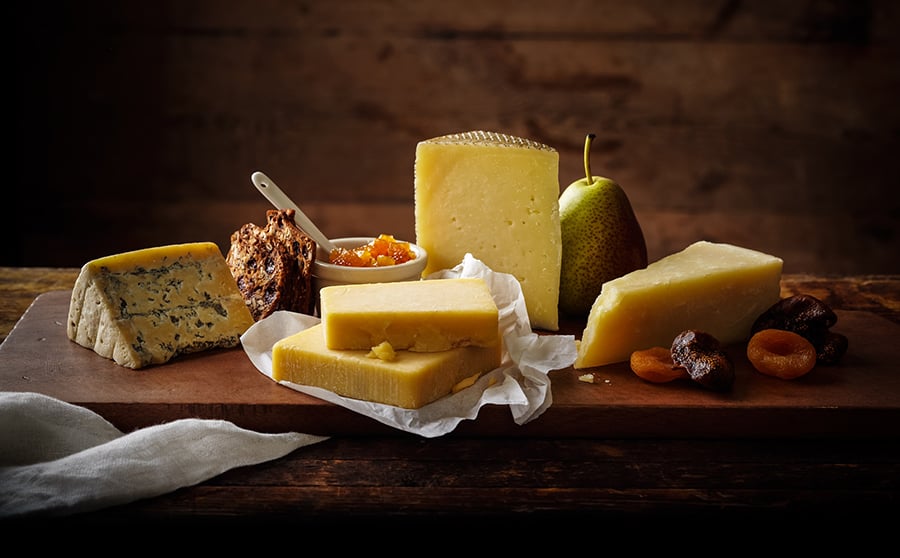 cheese selection by Toronto photographer Tracy Cox
