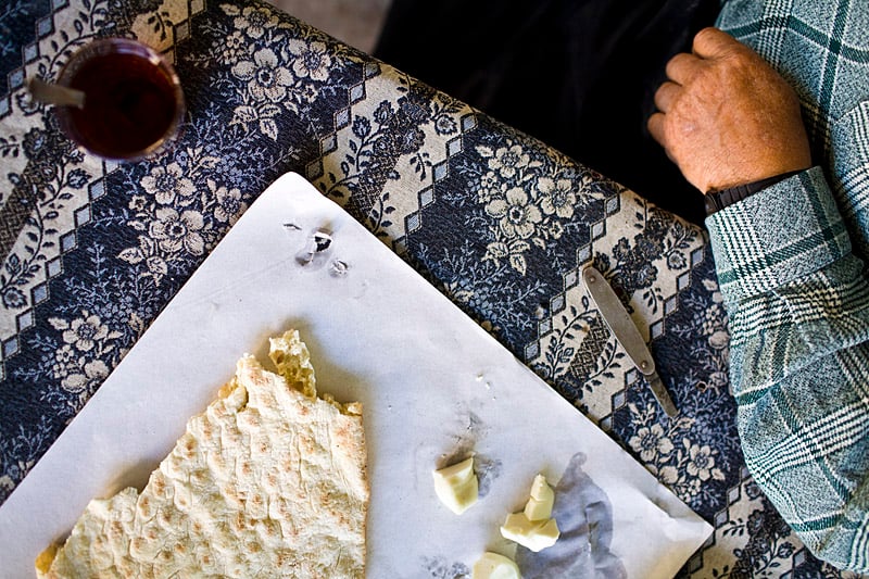 A simple breakfast in Gaziantep, Turkey shot by Penang, Malaysia-based travel photographer David Hagerman 