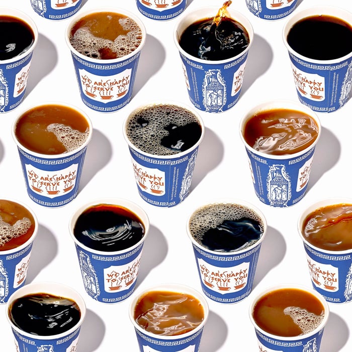 Photo of various coffee cups taken by Aaron Kyle Barton. 