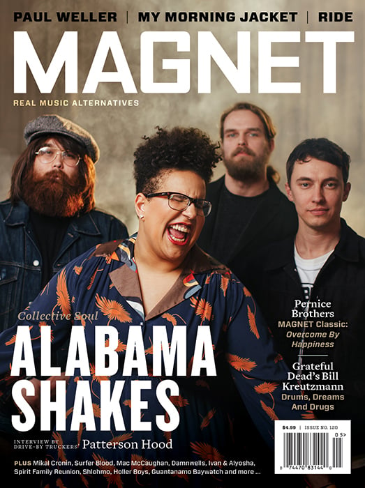Portrait of Alabama Shakes on the cover of Magnet Magazine shot by gene smirnov 