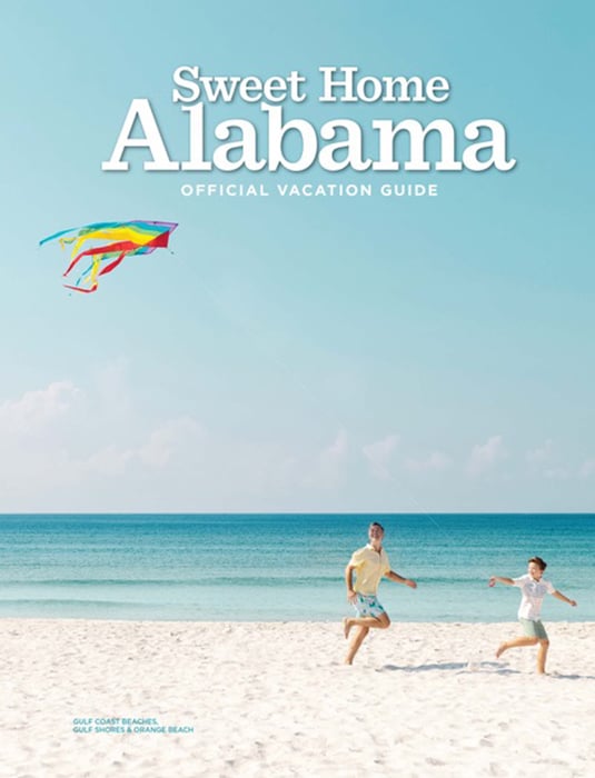 Cover of Sweet Home Alabama 2022 Vacation Guide shot by Art Meripol