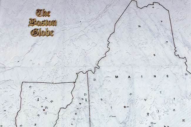 Boston Globe sign