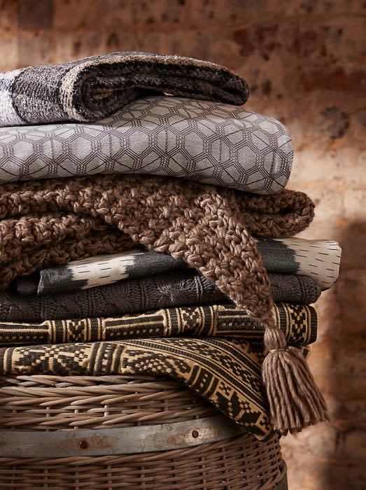 Photo of a pile of sheets and blankets taken by Atlanta-based product photographer Calvin Lockwood.