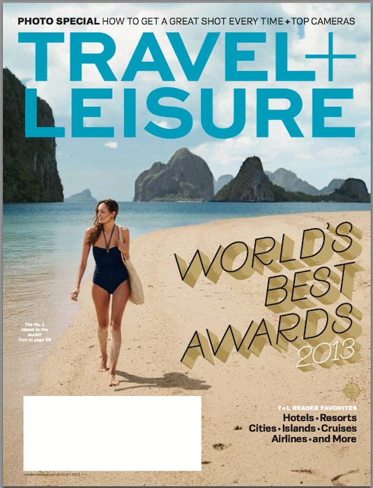 Cover of Travel and Leisure featuring photograph by Francisco Guerrero