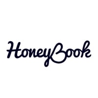 Honeybook's script font logo