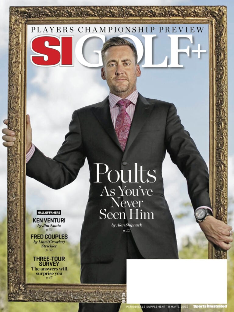 Sports Illustrated golf cover of Ian Poulter by Ben Van Hook