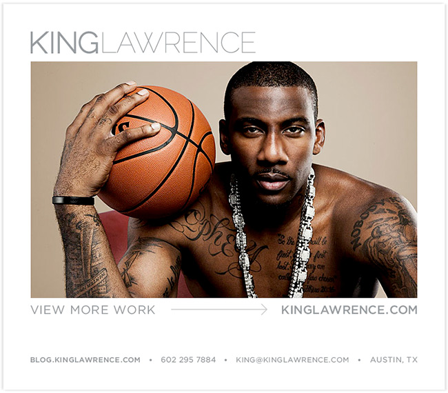 Another email promo design for King Lawrence