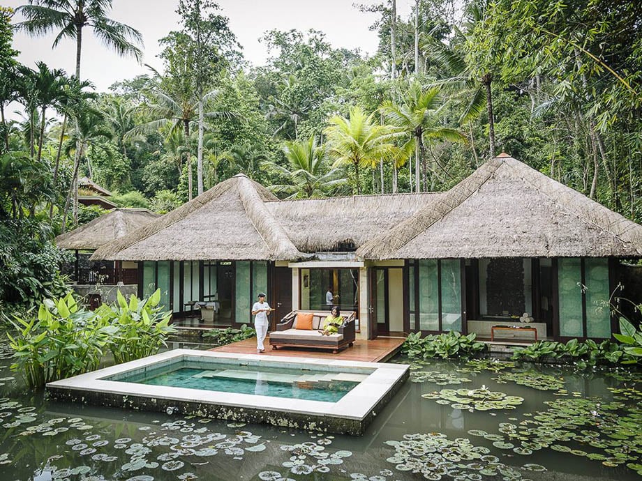 Photo of a resort in a secluded forest in Asia taken by Singapore-based hospitality photographer Lauryn Ishak. 
