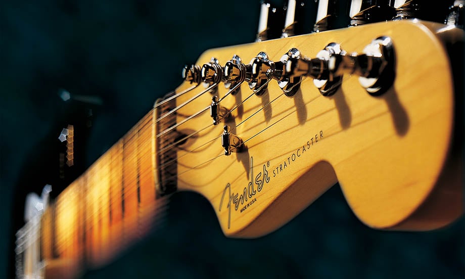 Photo of a guitar close-up taken by Philadelphia-based product photographer duo Todd Linn and Mike Brennan of North Park Studios. 