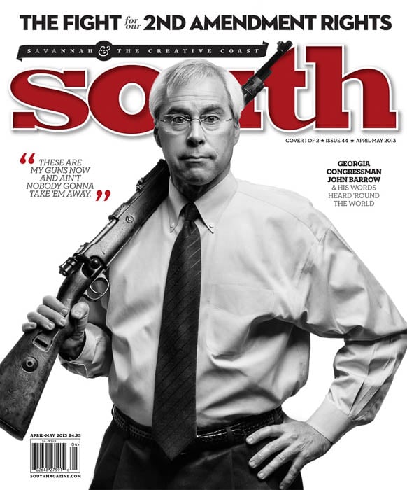 Photo of Georgia congressman John Barrow for South Magazine taken by Atlanta-based portraiture photographer Ryan Gibson.