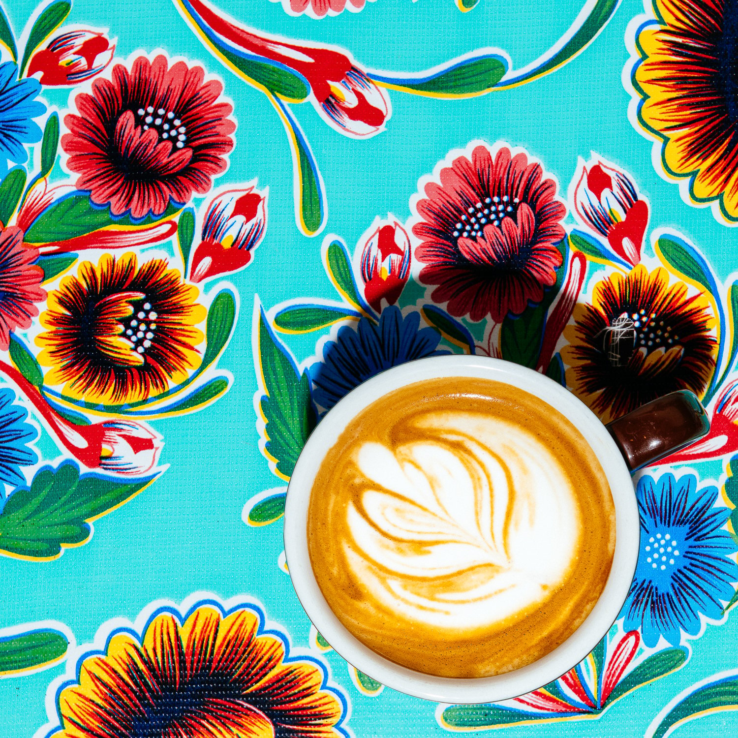 Lauren V. Allen's after shot of Yadira's meticulous latte art