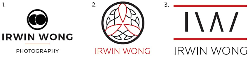 Irwin Wong's logo selections from round 1.