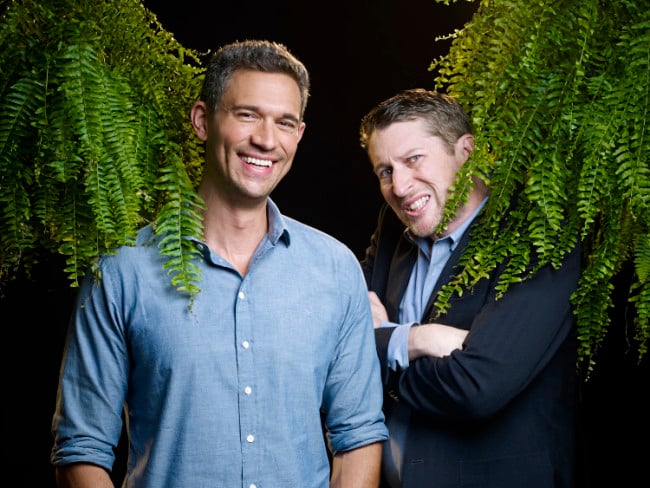 Los Angeles-based commercial, portrait, and editorial photography team Rickett + Sones cover for Adweek featured Scott Aukerman, co-creator of “Between Two Ferns.”