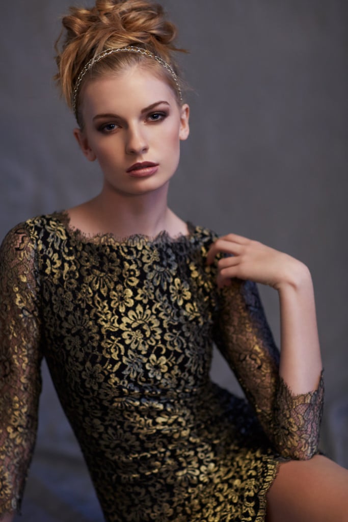 Shot of a model from Leah Perry's Beauty portfolio.
