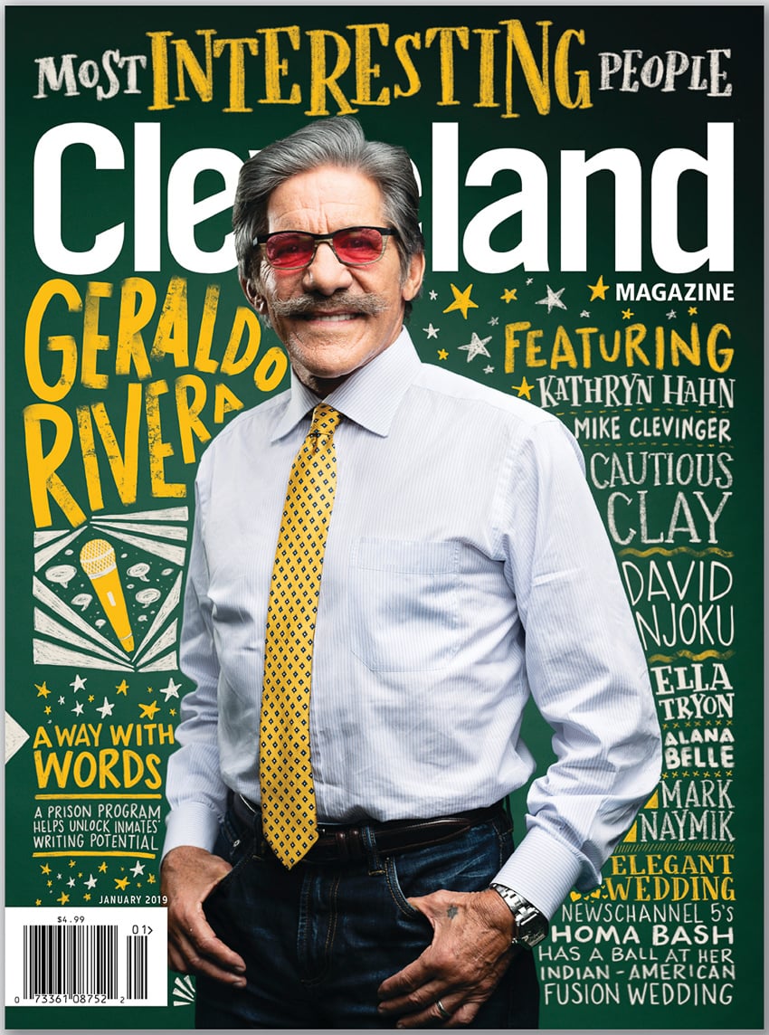Geraldo Rivera photographed by Angelo Merendino for Cleveland Magazine