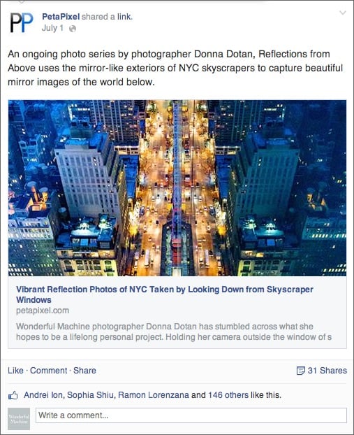The Article Was A Hit On Petapixel Social Media With 31 Shares And 149 Likes On Facebook