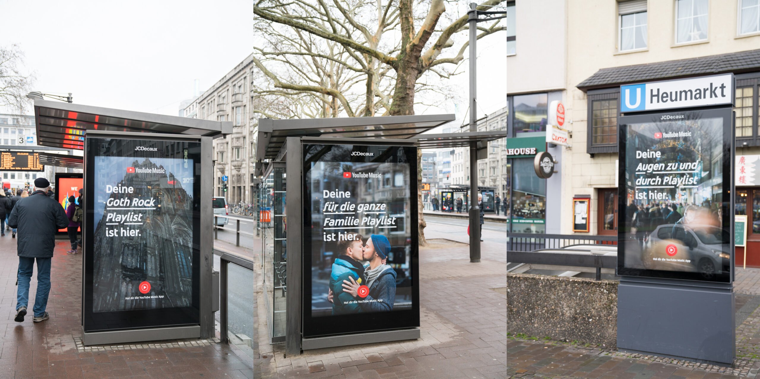 Carsten Behler's photos are featured on bus terminals and other billboards in public spaces in Germany