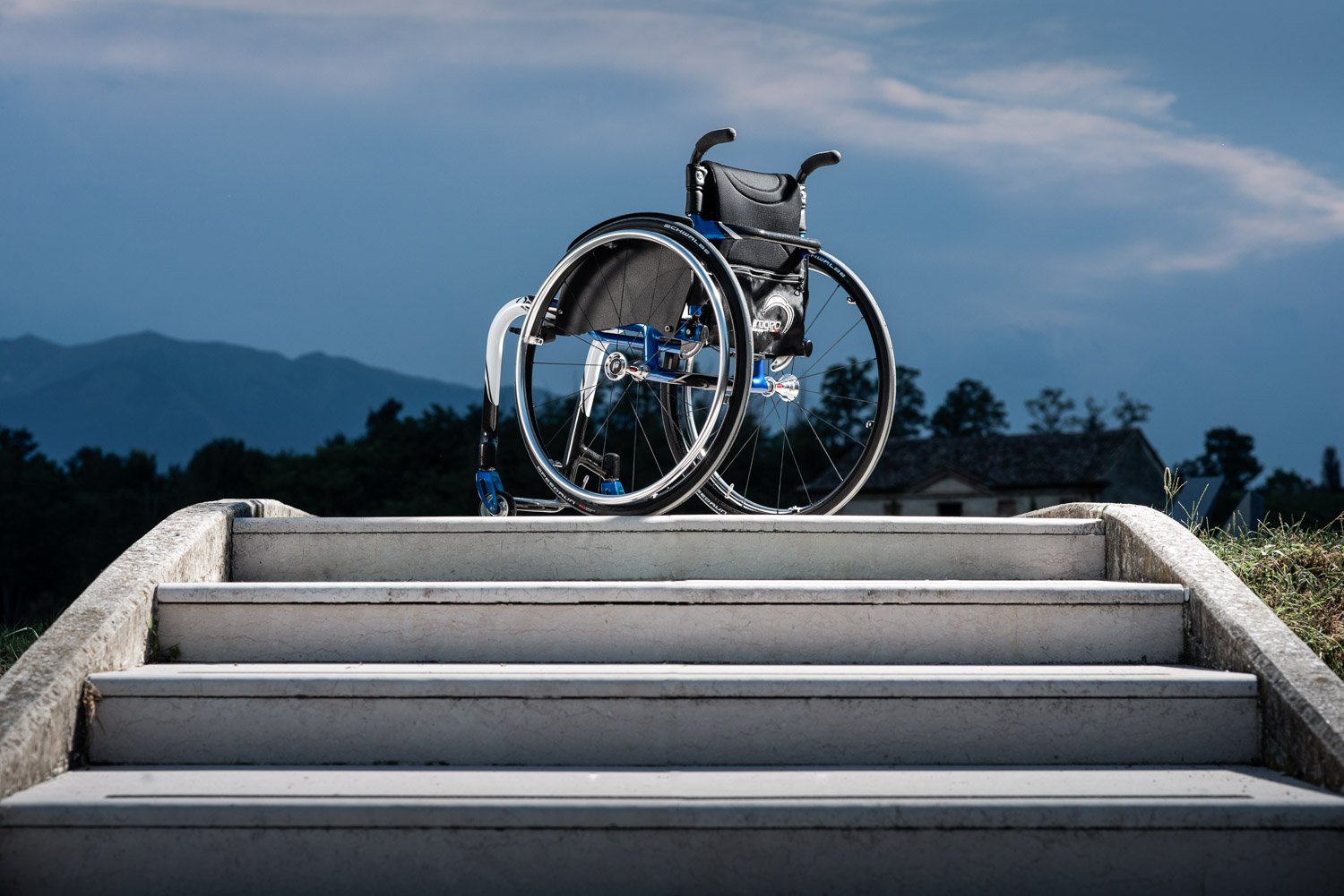 A photo of a Progeo wheelchair by Colin Dutton.