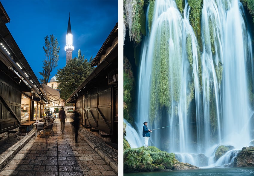 Landscapes of a city in the Balkan region photographed by Ben Pipe.