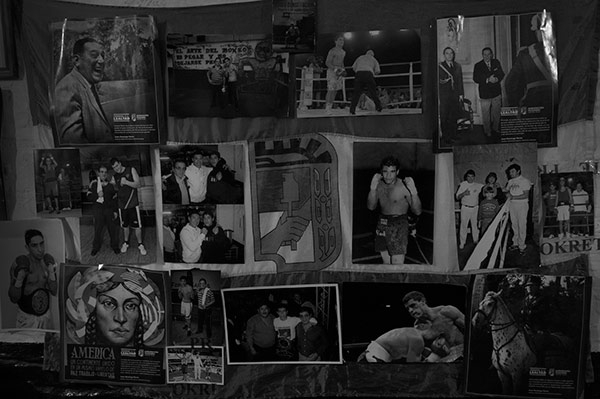 Boxing posters, shot by Australia-based portrait photographers Ian and Erick Regnard, Buenos Aires.