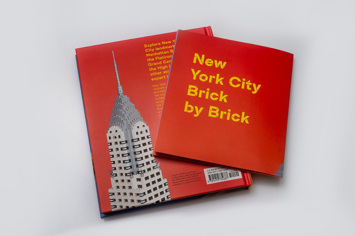The back cover of NYC Brick by Brick