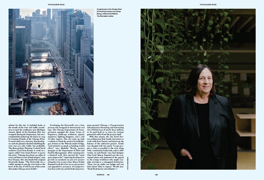 Chicago landscape and portraits by Lucy Hewett for Surface Magazine