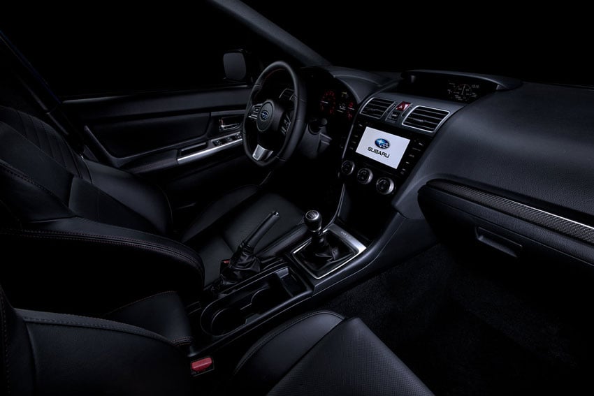 Interior of a Subaru car, photography by Pierre Rios. 