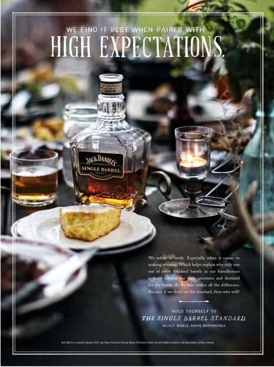 Jody Horton's image in a Jack Daniel's advertising campaign