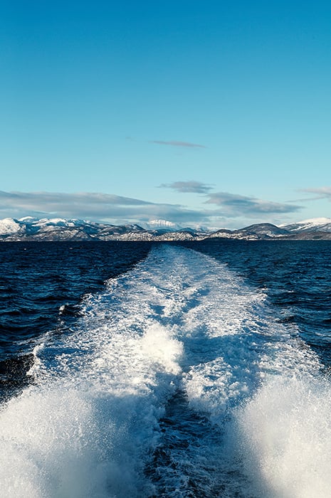 Harstad to Andørja ferry ride shot by Øivind Haug