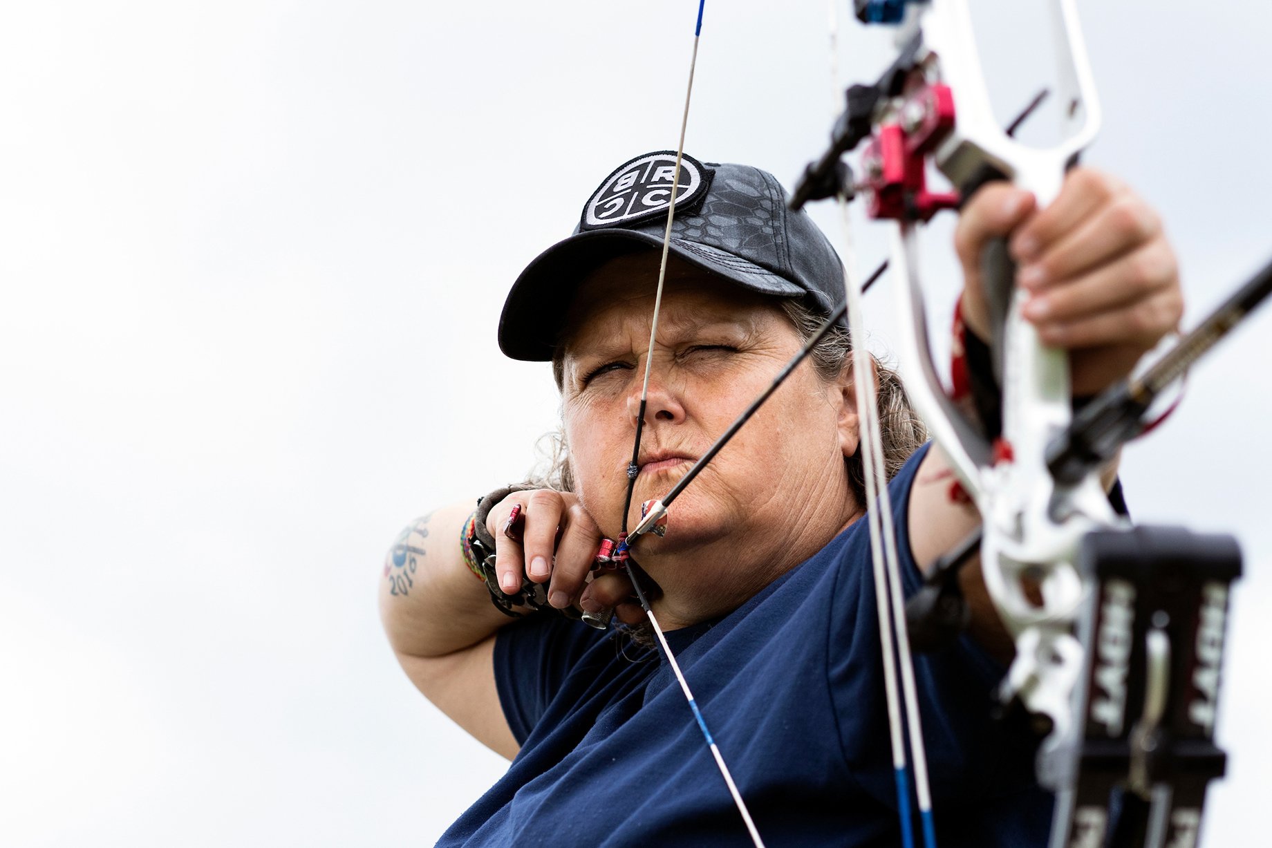 Paralympic archer Lia Coryell takes aim shot by Lauren Justice for the New York Times