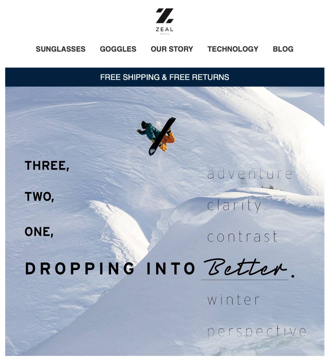 Tearsheet of a snowboarder doing an extreme jump.