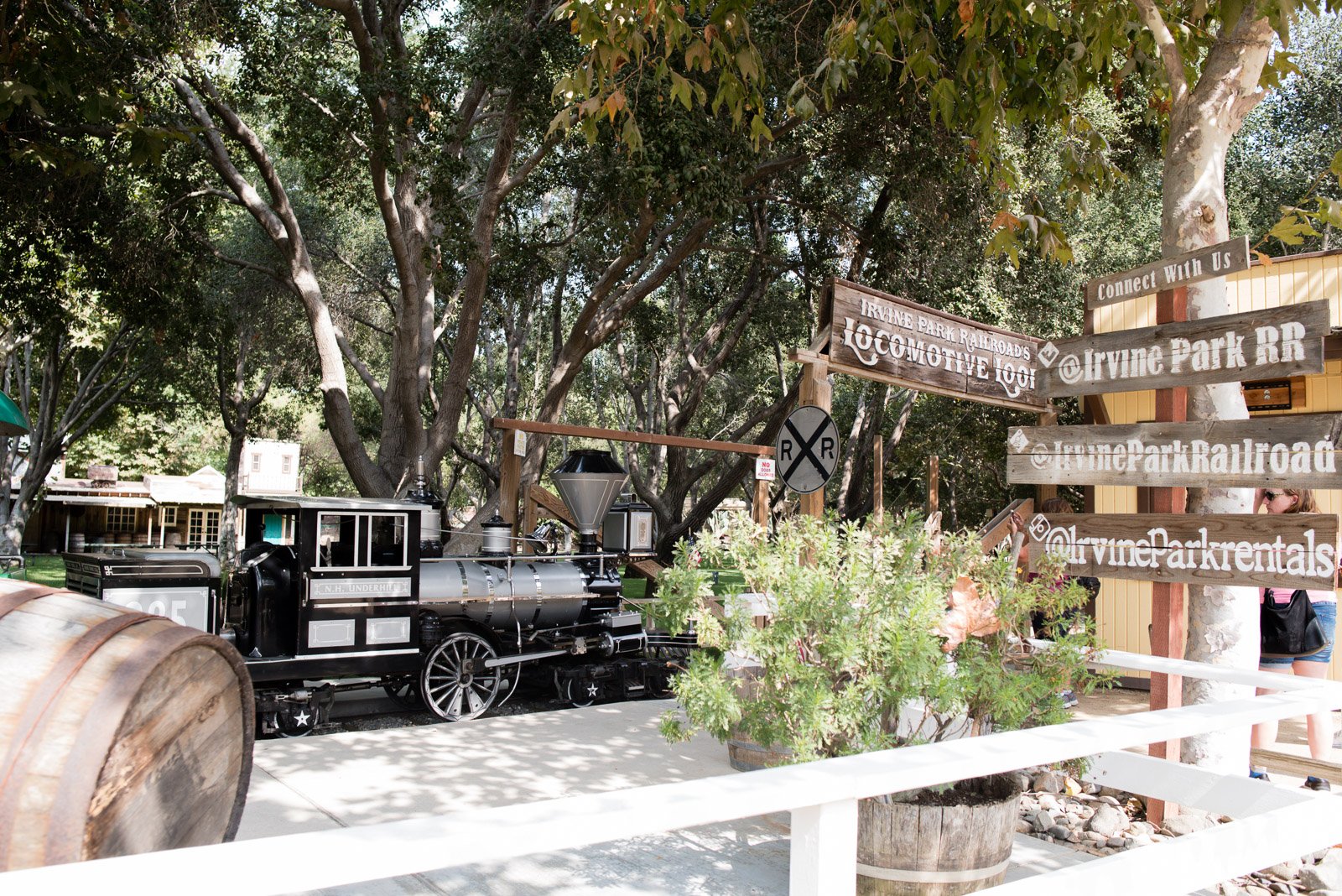 Tiffany Luong photographs Irvine Park Railroad for Westways