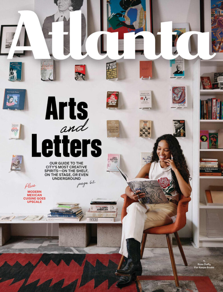 A tearsheet featuring the cover of Atlanta Magazine, brilliantly captured by the lens of photographer Ben Rollins.
