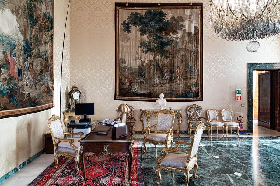 The Office of the President of the Republic at the Quirinale Palace in Rome.