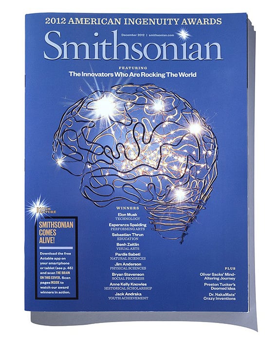 Conceptual photo of the human brain for Smithsonian Magazine by New York-based photographer David Arky.