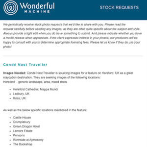 Stock Requests: December 2021