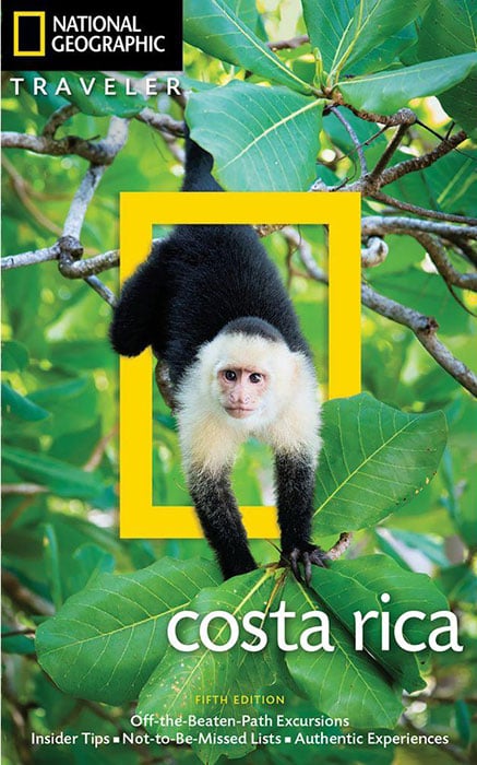 The cover of National Geographic's Traveler Magazine, featuring wildlife photography in Costa Rica